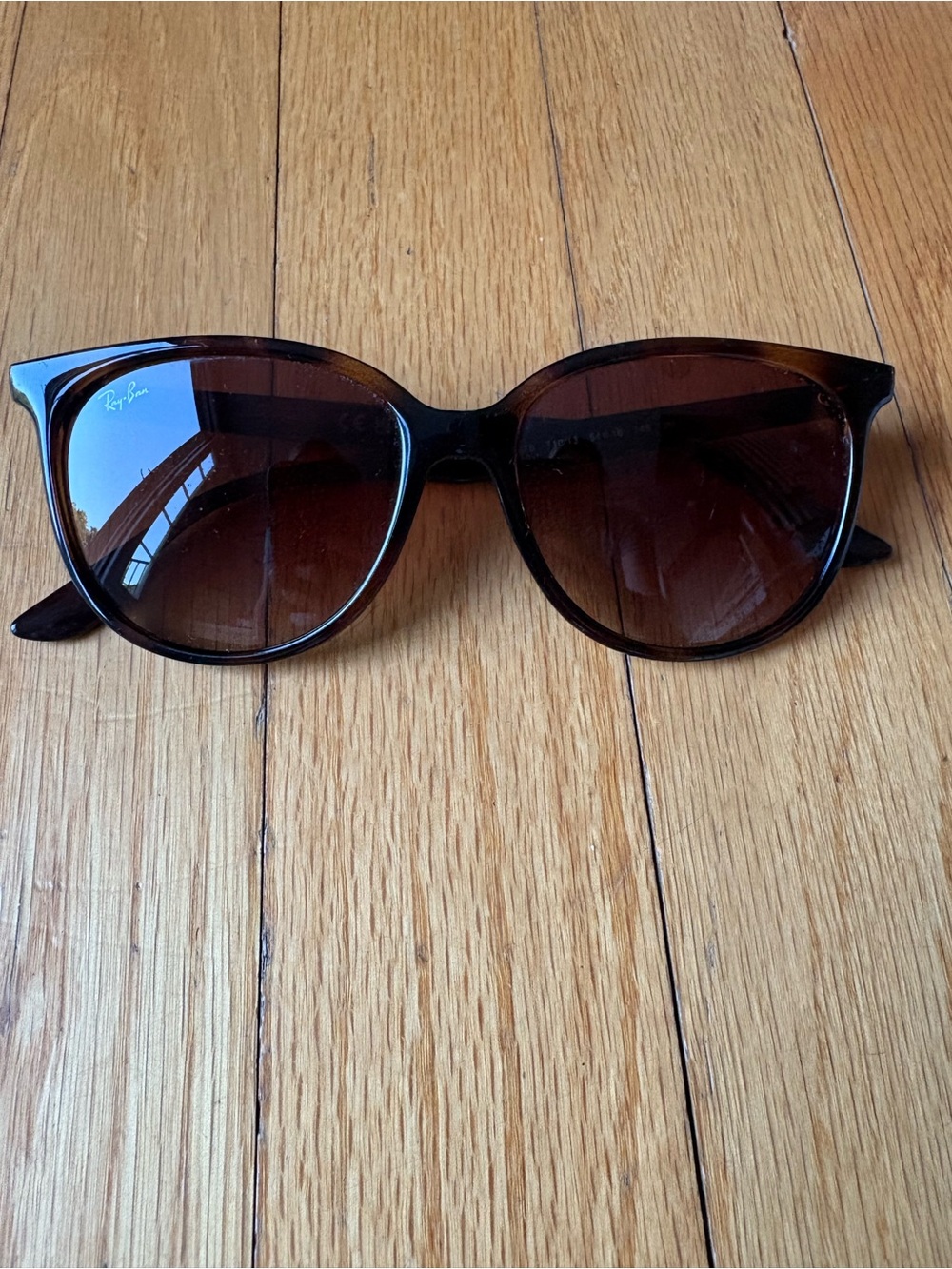 Ray-Ban Women's Brown Tortoise 54mm Gradient Square Sunglasses